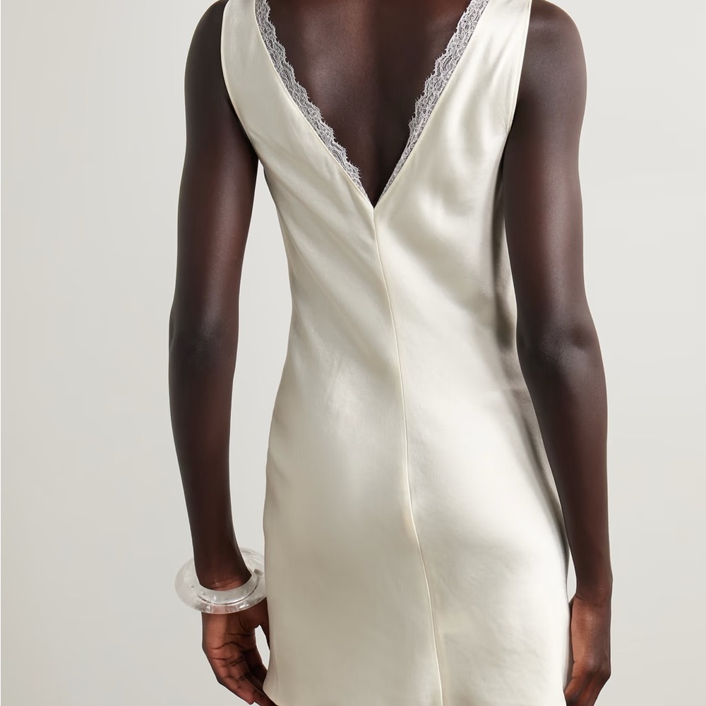 Leset Satin Mini Dress - Picture 2 of 3